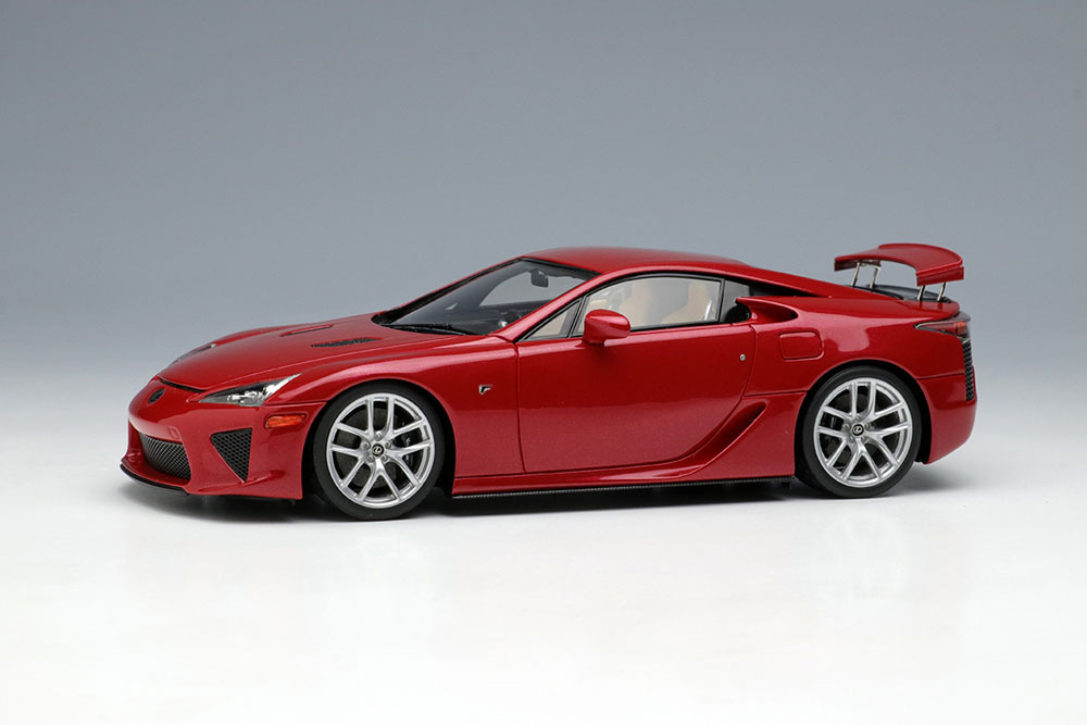 Photo1:  **Preorder** EIDOLON EM698C Lexus LFA 2010 Rear wing up Pearl Red Limited 80pcs