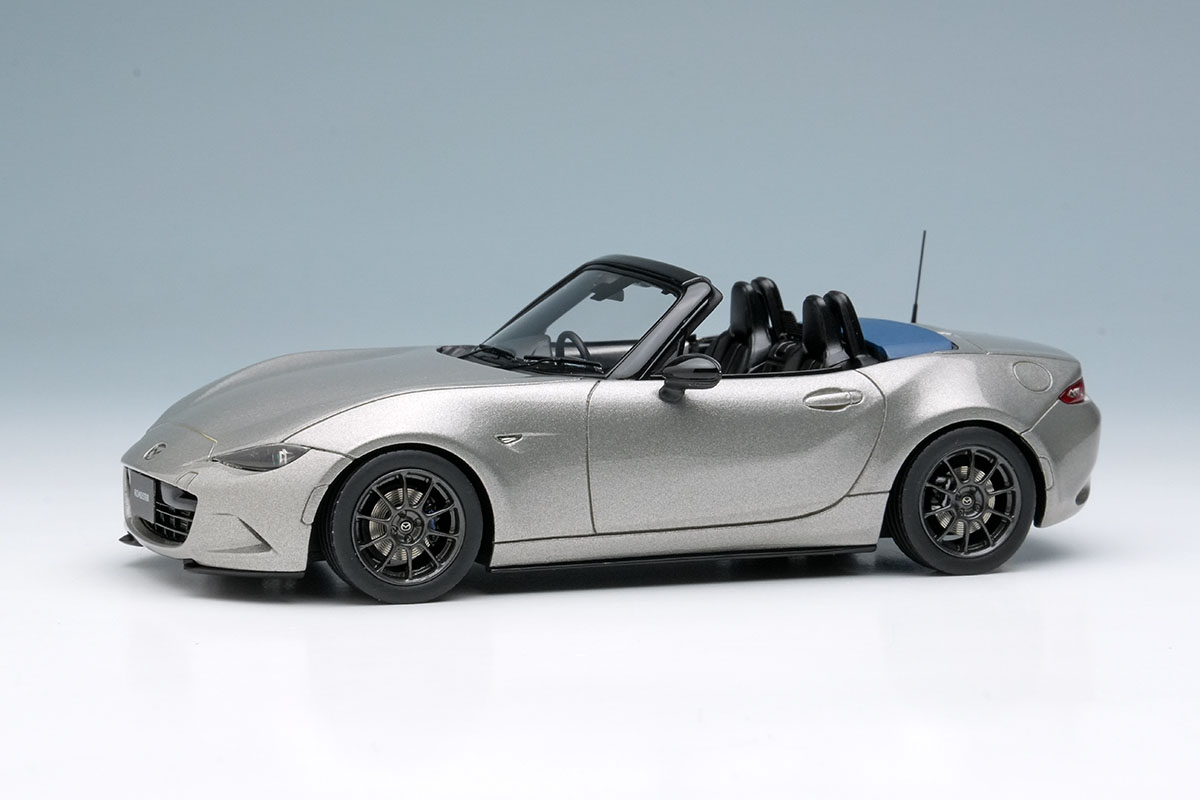 Photo1: **Preorder** EIDOLON EM764E Mazda Roadster (ND) 990S 2022 Platinum Quartz Metallic