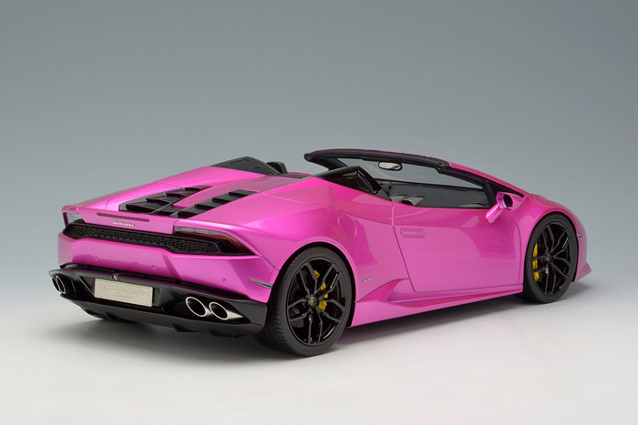 Photo: EIDOLON EML006SC2 1/18 Lamborghini Huracan LP610-4 Spider Flash Pink