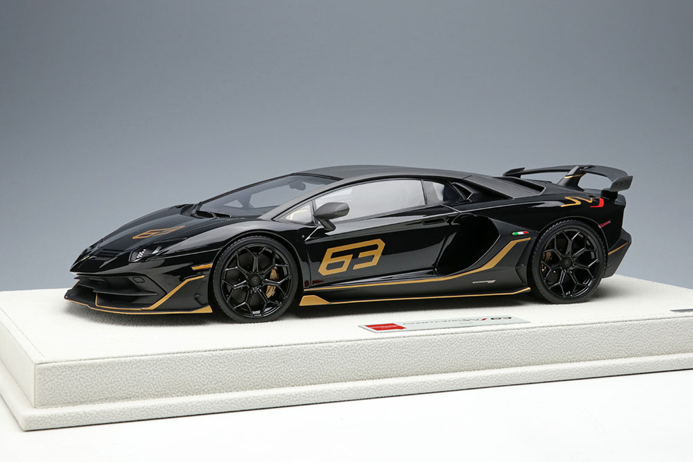 Photo1: **Preorder** EIDOLON EML027H 1/18 Lamborghini Aventador SVJ 63 2018 Black Limited 63pcs