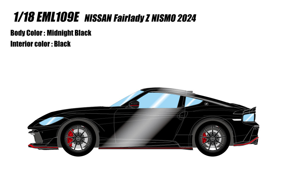 Photo1: **Preorder** EIDOLON EML109E 1/18 Nissan Fairlady Z NISMO 2024 Midnight Black