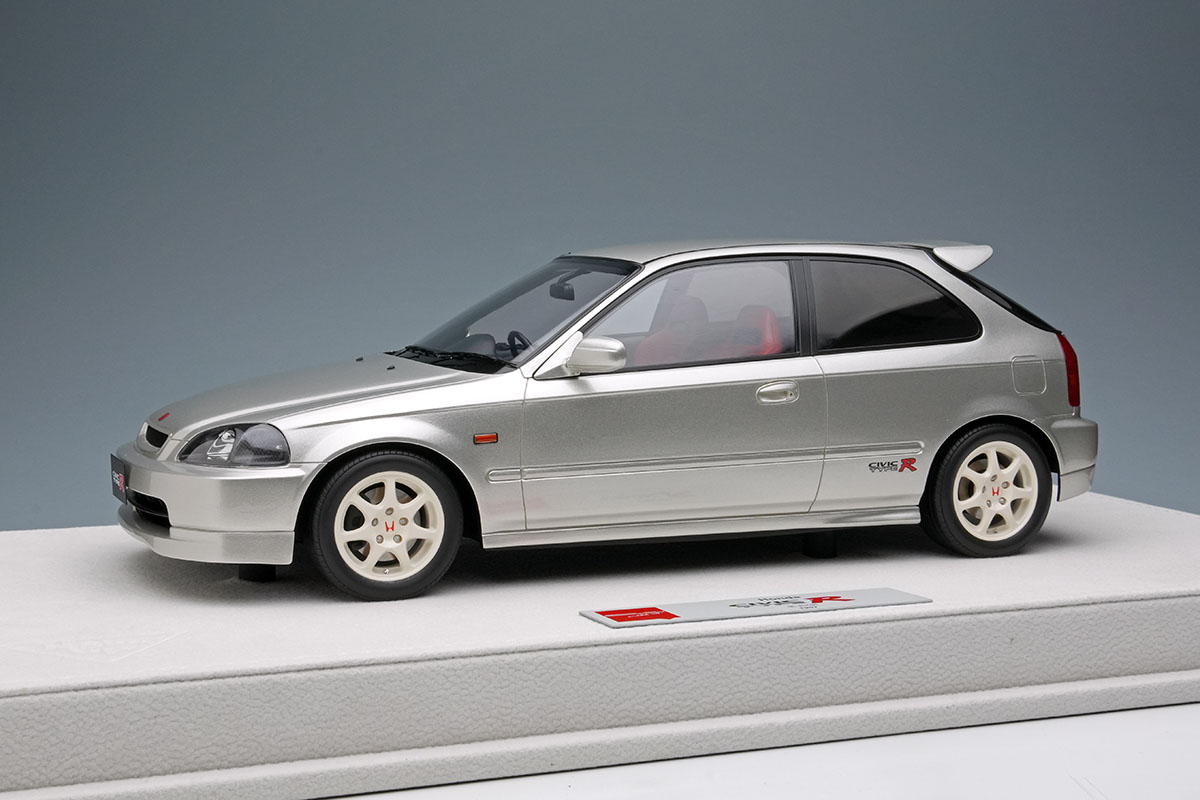 Photo1: **Preorder** EIDOLON EML115B 1/18 Honda Civic TYPE R (EK9) 1997 Vogue Silver Metallic