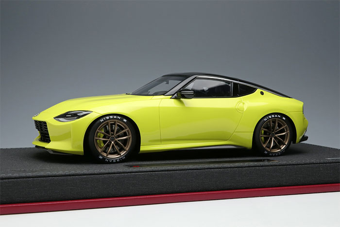 Photo1: **Preorder** IDEA IM056 1/18 Nissan Fairlady Z Prototype 2020 Ikazuchi Yellow Limited 200pcs