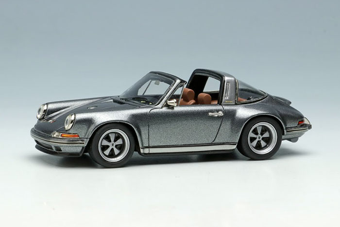 Titan64 TM002B 1/64 Porsche Singer 911(964) Targa Gun Metallic