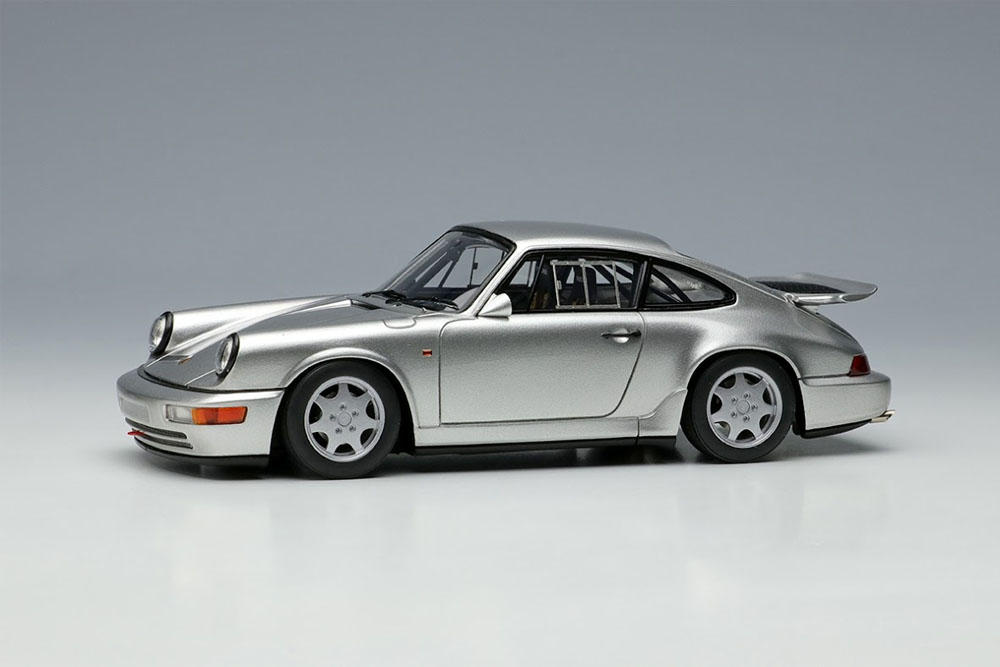 Photo1: **Preorder** VISION VM164D Porsche 911(964) Carrera 4 Light Weight 1990 Silver