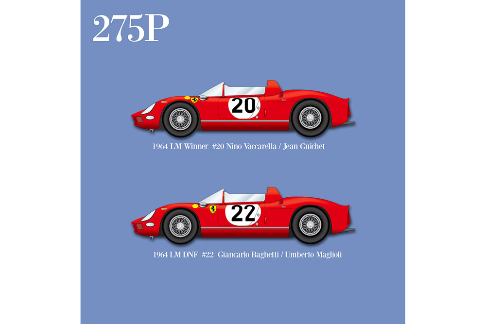 Photo1: **Preorder** HIRO K842 1/12 Ferrari 275P LM 1964 Winner #20/22