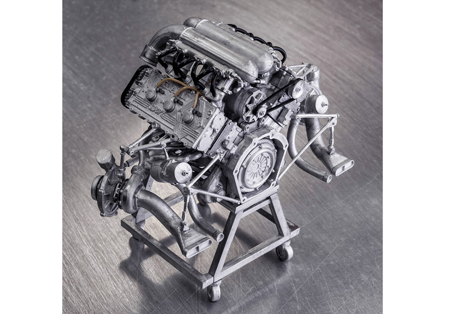 Photo: HIRO KE013 1/12 Lotus 97T Engine kit