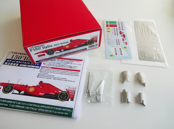 Photo: STUDIO27　TK2047 1/20 Ferrari 150 Italia British GP conversion kit