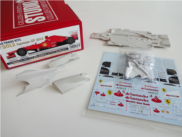 Photo: STUDIO27　TK2049 1/20 Ferrari F2012 German GP conversion kit